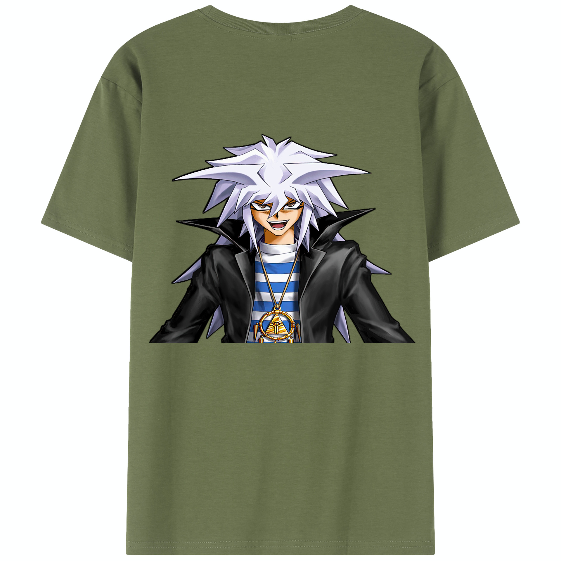 （画像用） 遊☆戯☆王 Yu-Gi-Oh! 綿100％半袖Tシャツ（背面プリント）